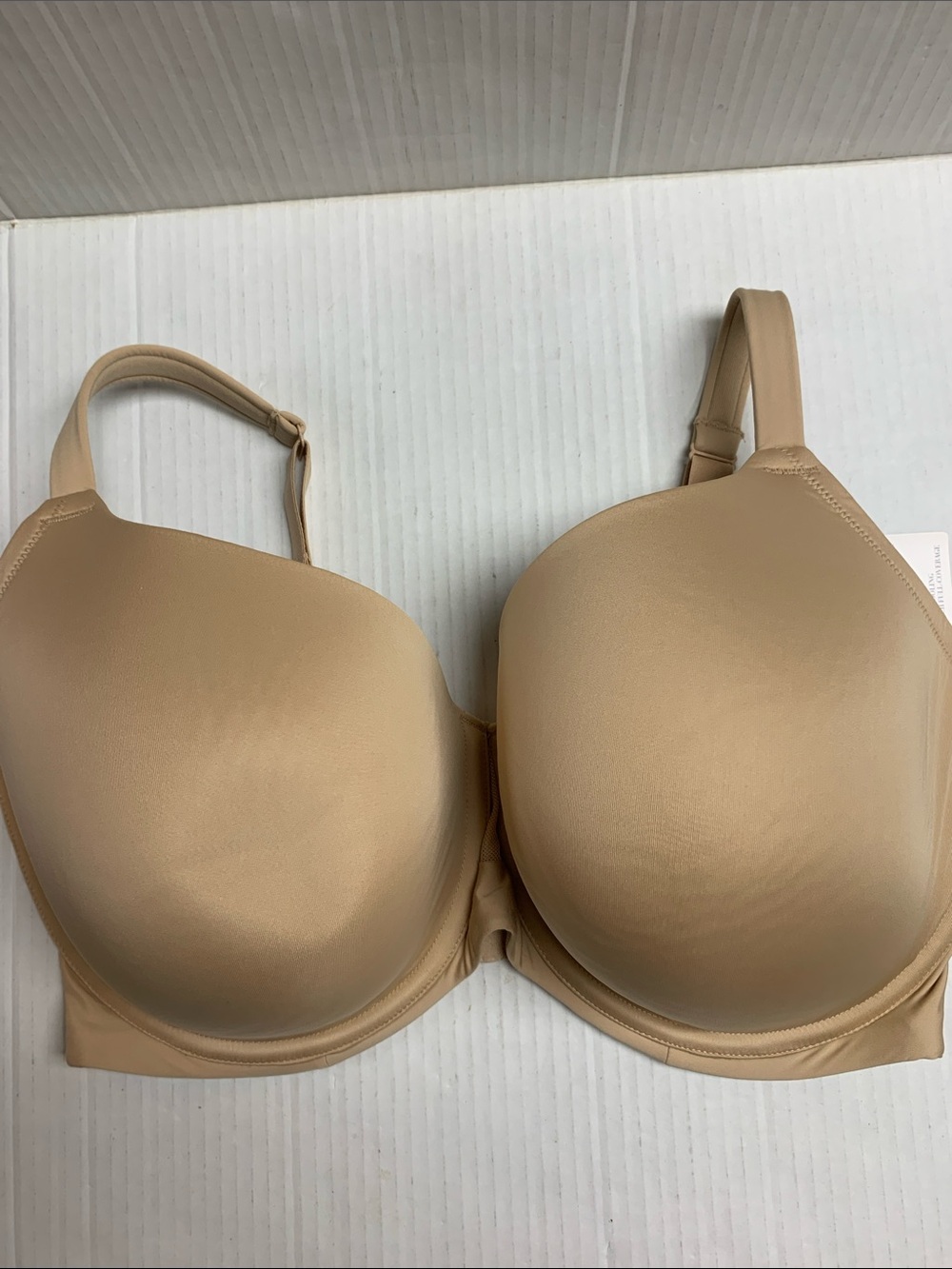 Cacique Cooling French Full Coverage Bra Underwire Tan NWT 40H